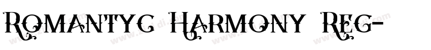Romantyc Harmony Reg字体转换